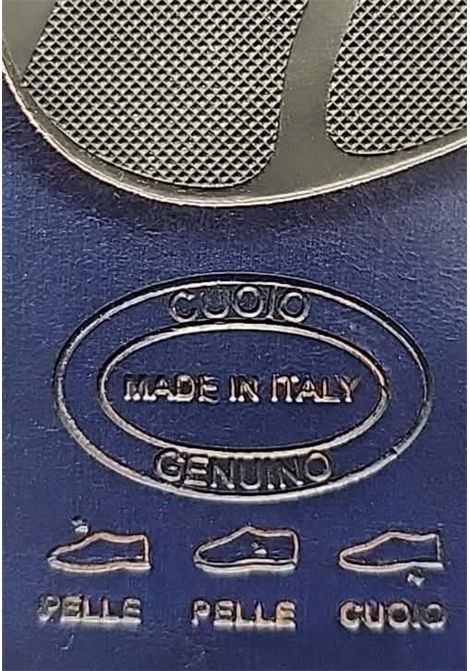 scarpa in vernice lucida con trama operata fantasia SALVATORE FINIZIO | Scarpe | 2017BLU